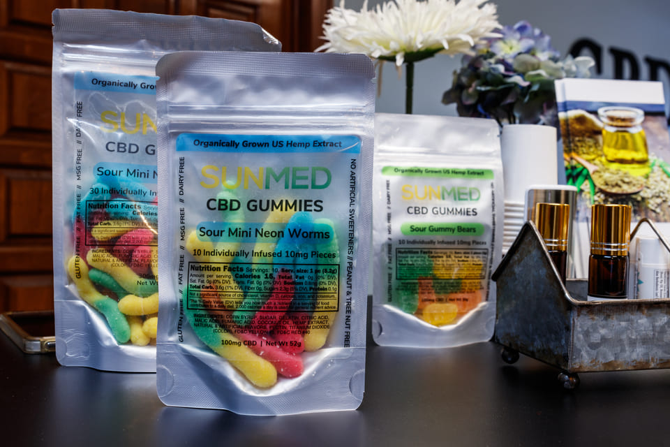 סוכריות אדיבלס אכילים דובוני גומי CBD